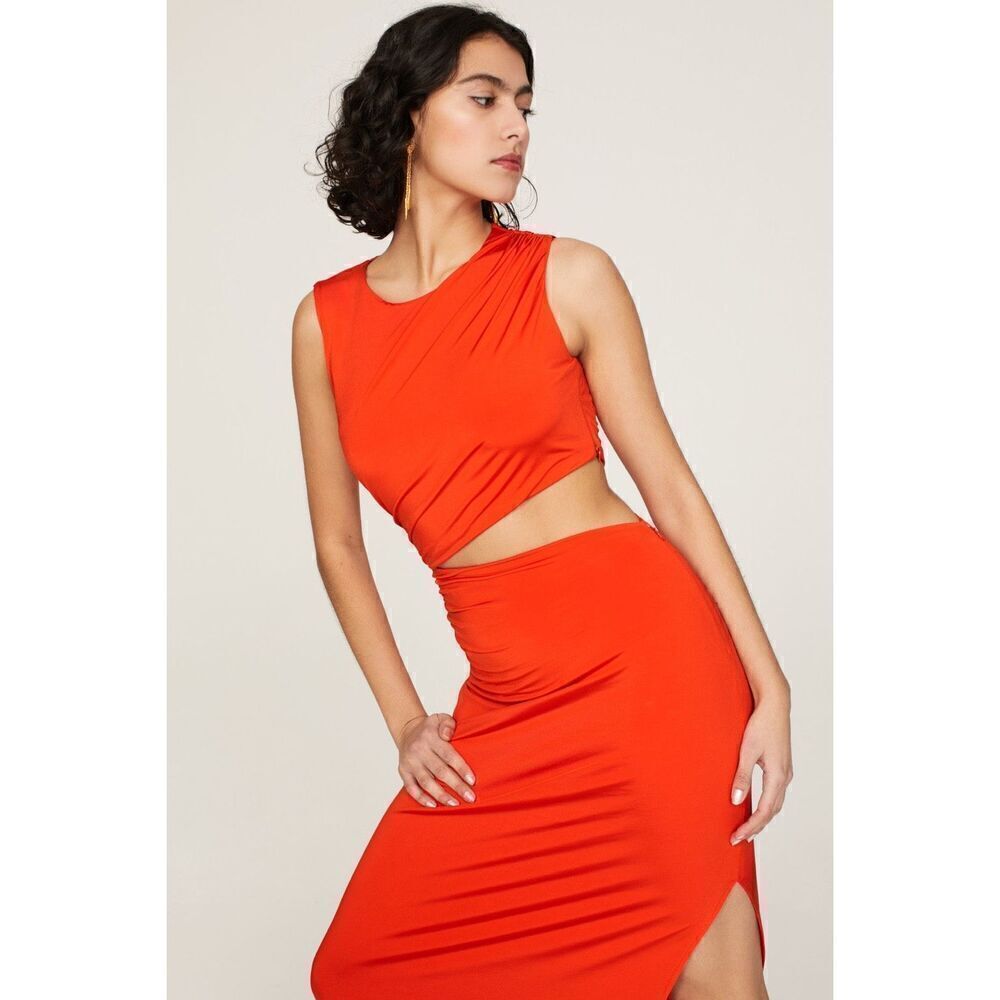 Atlein Collective Cutout Dress 💚 - Picture 3 of 11
